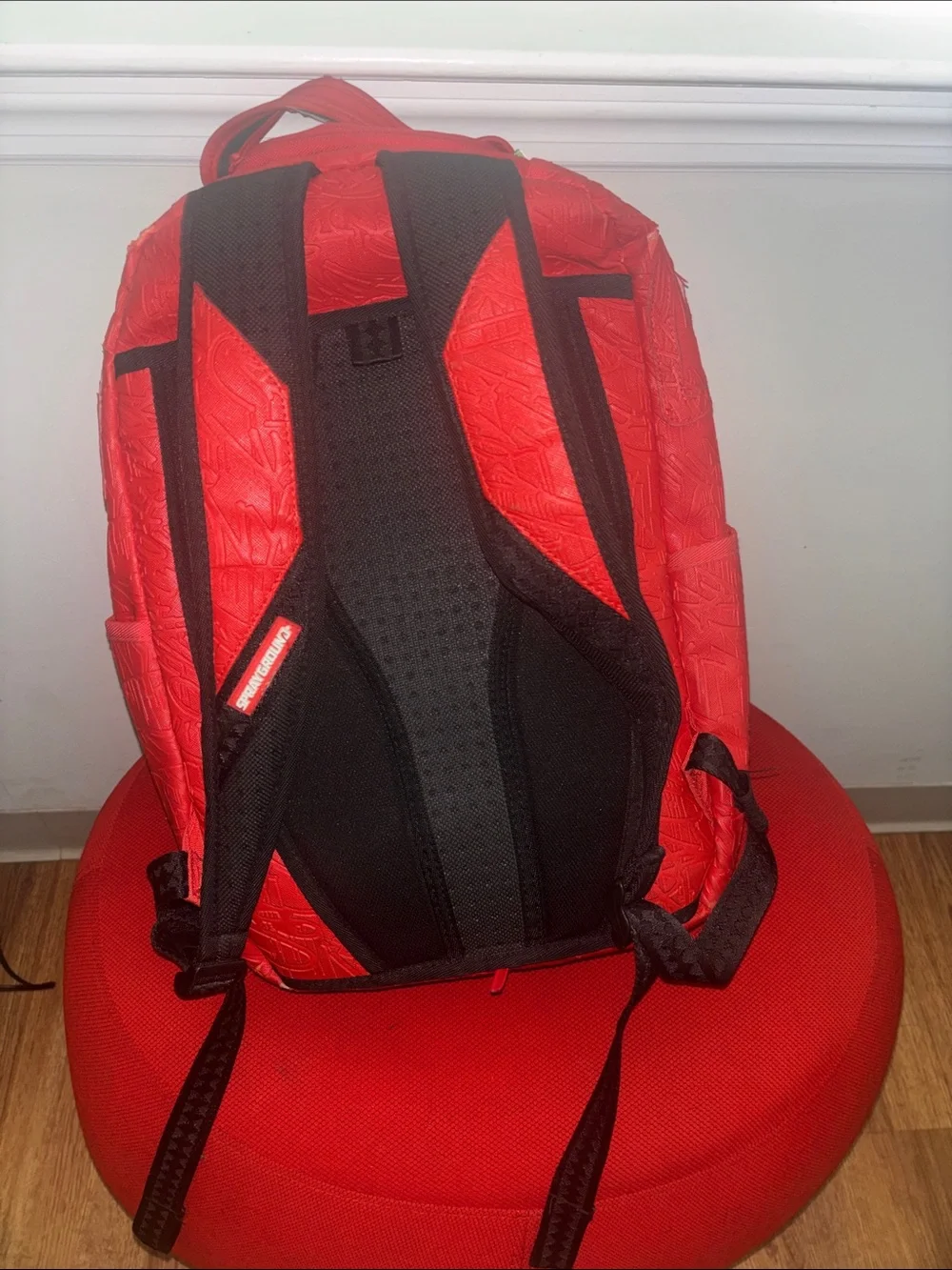 Sprayground Red Embossed Men’s Backpack